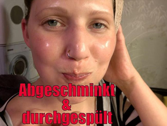 Viktoria Goo Porno Video: Abgeschminkt u durchgespült