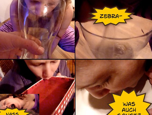 Viktoria Goo Porno Video: Das lila pi**e-Zebra