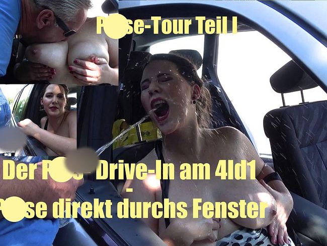 Viktoria Goo Porno Video: Der pi**-Drive-In am 4ld1 - Eistee-pi**e direkt durchs Fenster pi**-Tour Teil I