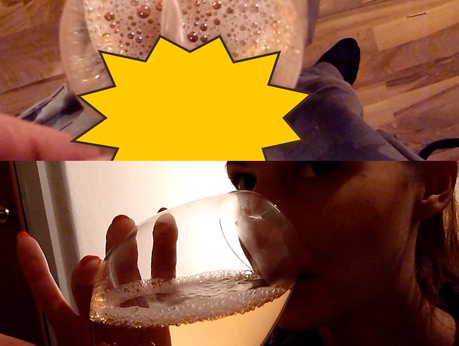 Viktoria Goo Porno Video: Ein Glas Schaumwein für mich