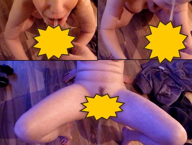 Viktoria Goo Porno Video: Total nackt im pi**efall
